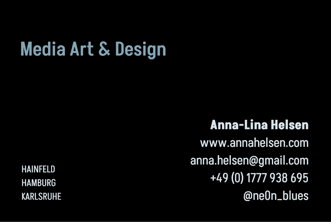 Business Card Backside